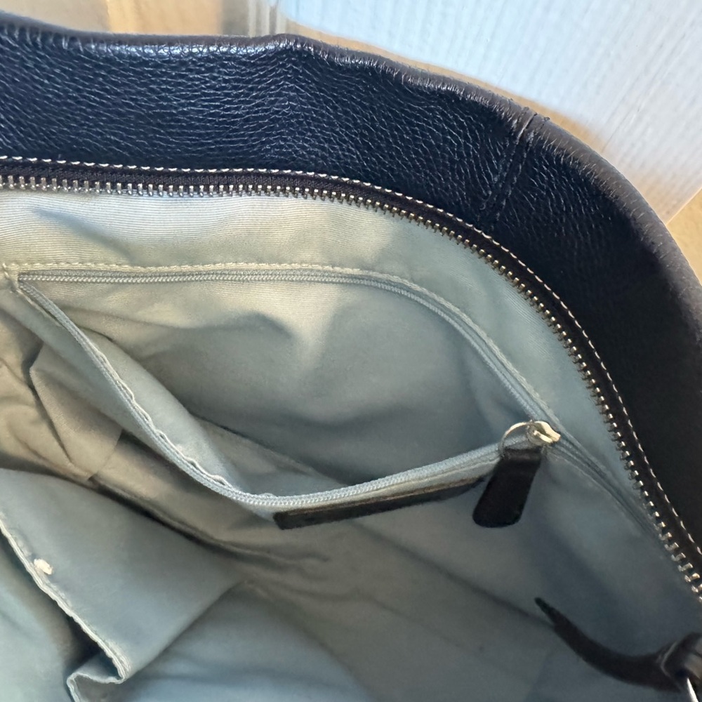 Coach Black Leather Shoulder Bag - Picture 6 of 8